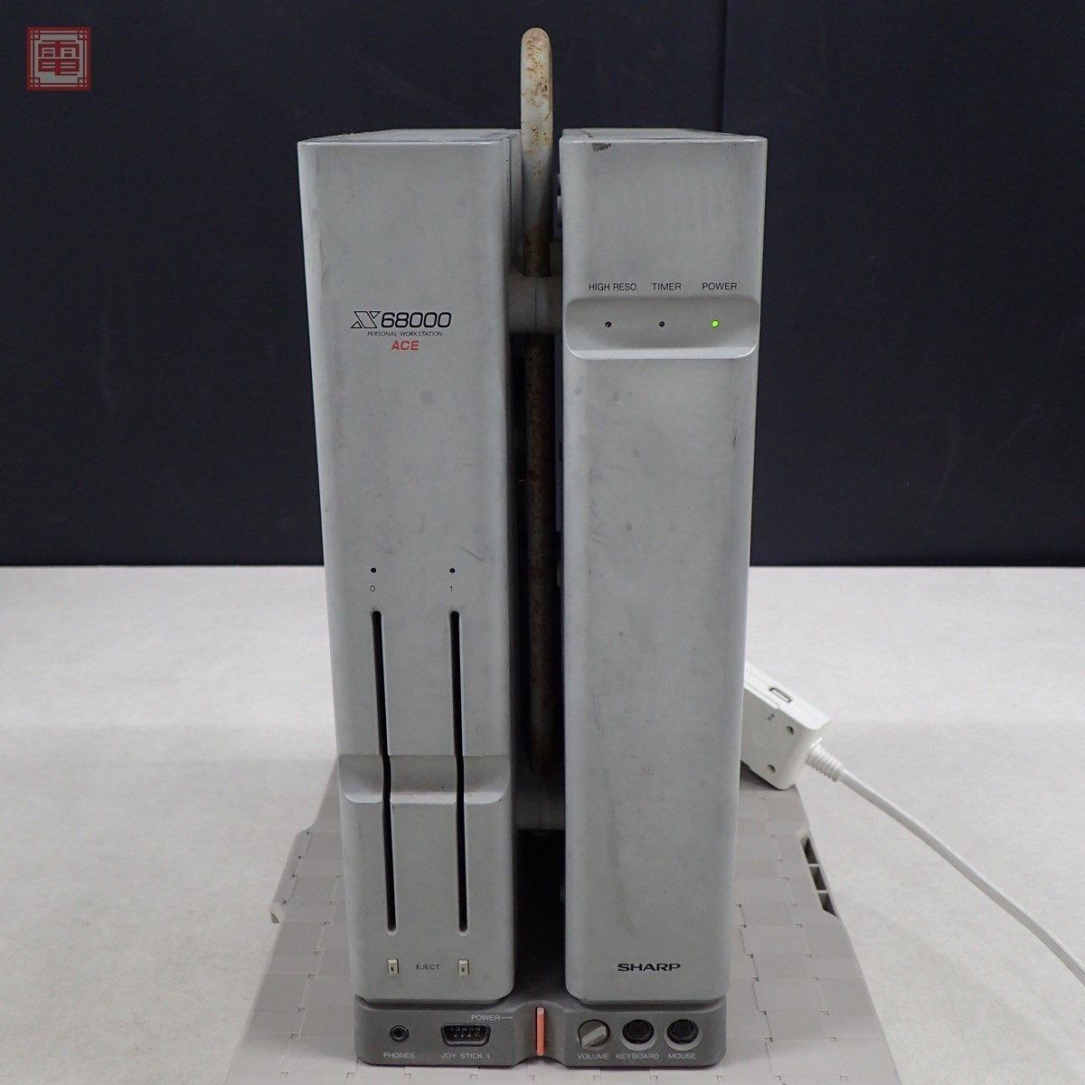 X68000ACE CZ-601C-GY 本体 SHARP 通電のみ確認 パーツ取りにどうぞ 1