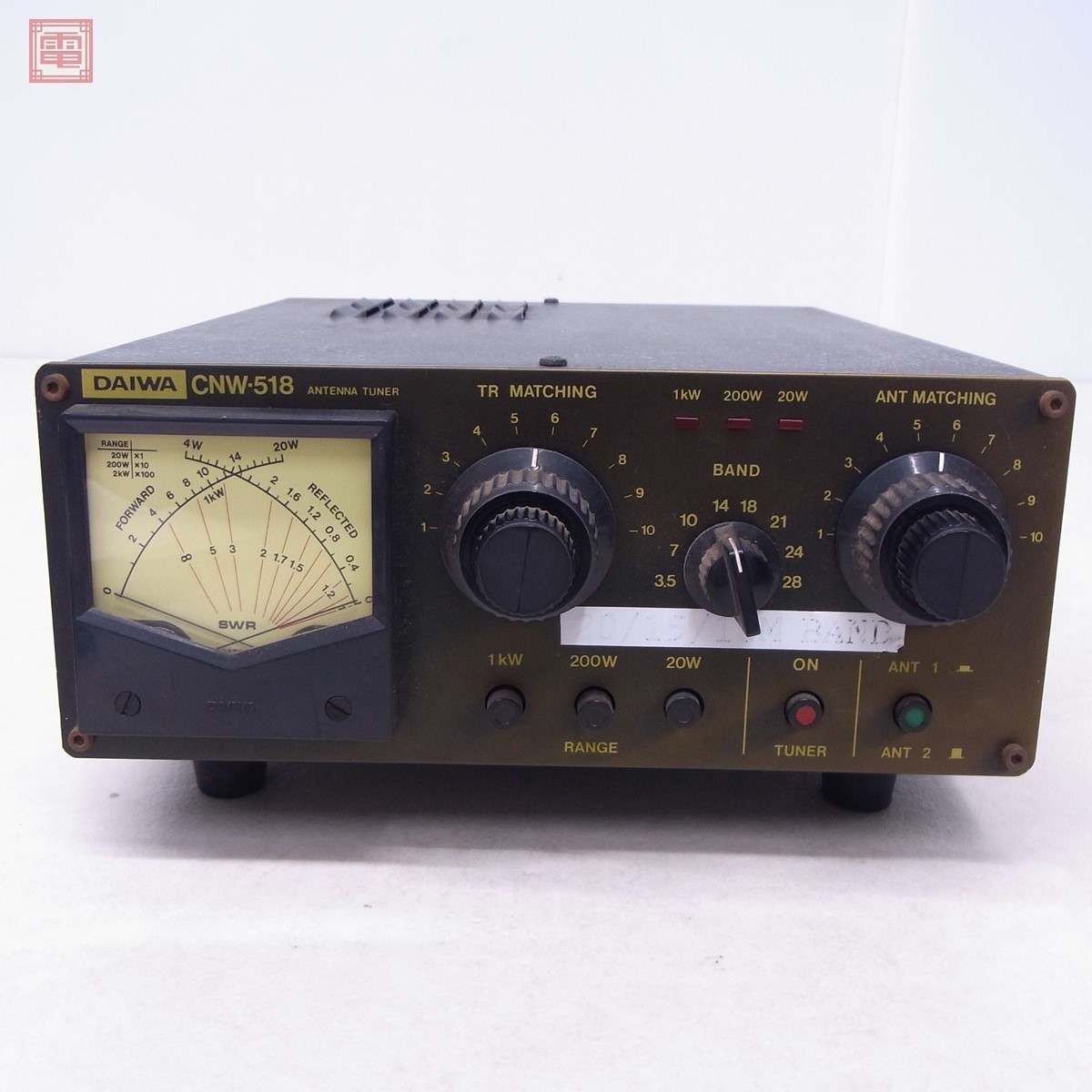 Yahoo!オークション - ダイワ DAIWA CNW-518 3.5MHz~30MHz Yahoo!オークション - ダイワ DAIWA CNW-518 3.5MHz~30MHz