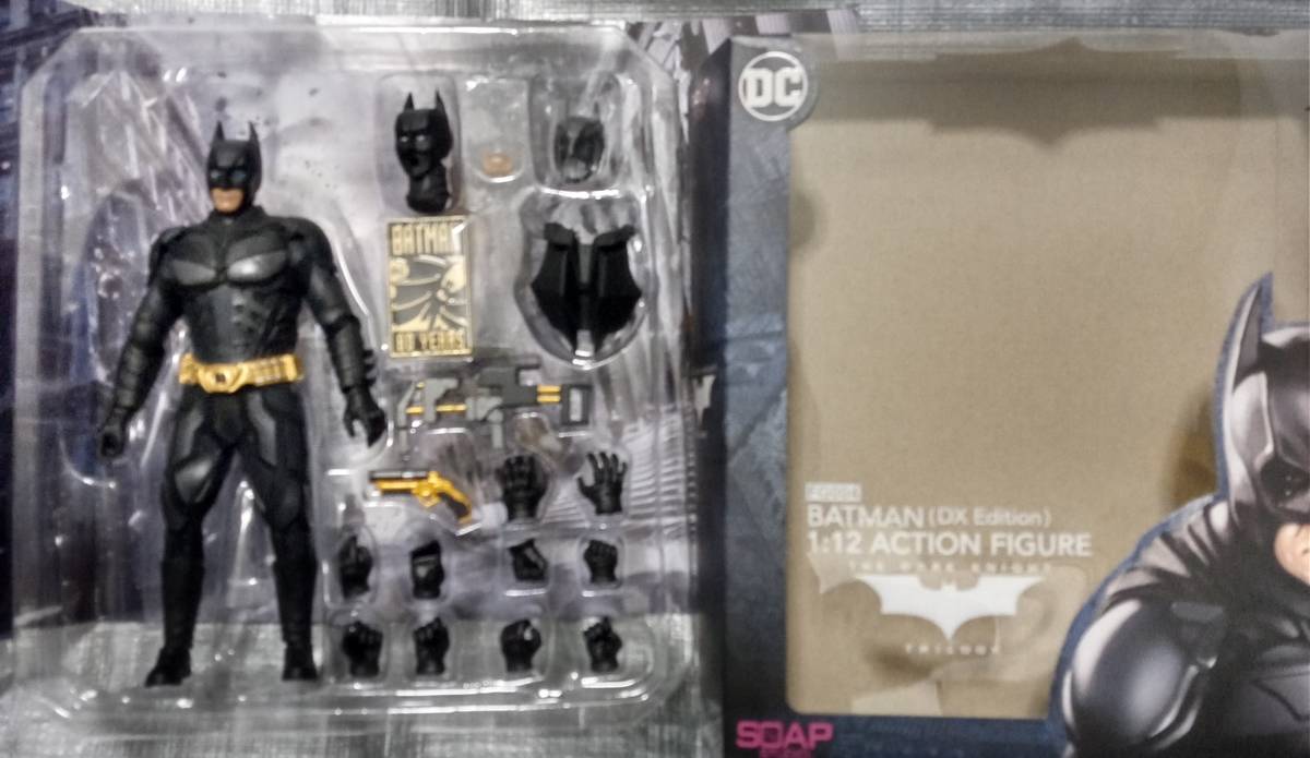 ○新品 1/12 BATMAN アクションフィギュア DC バットマン ダークナイト