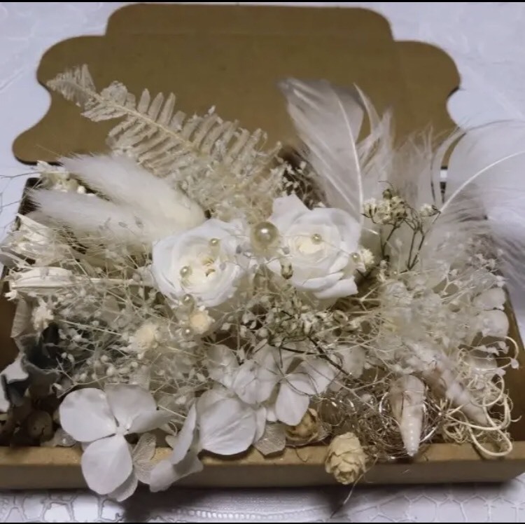  свадебный белый * материалы для цветочной композиции набор комплект 