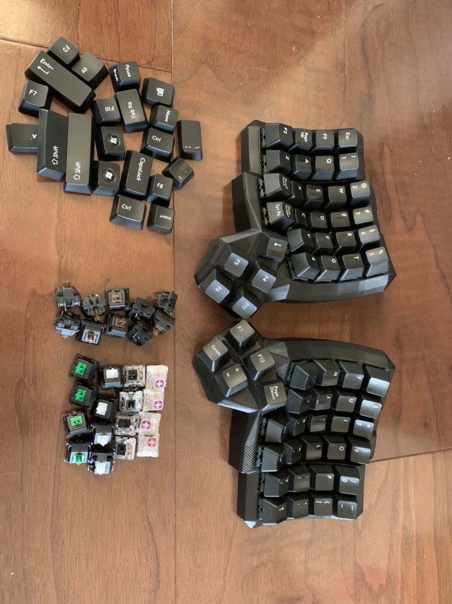 Yahoo!オークション - dactyl manuform キーボード 未完成 Yahoo!オークション - dactyl manuform キーボード 未完成