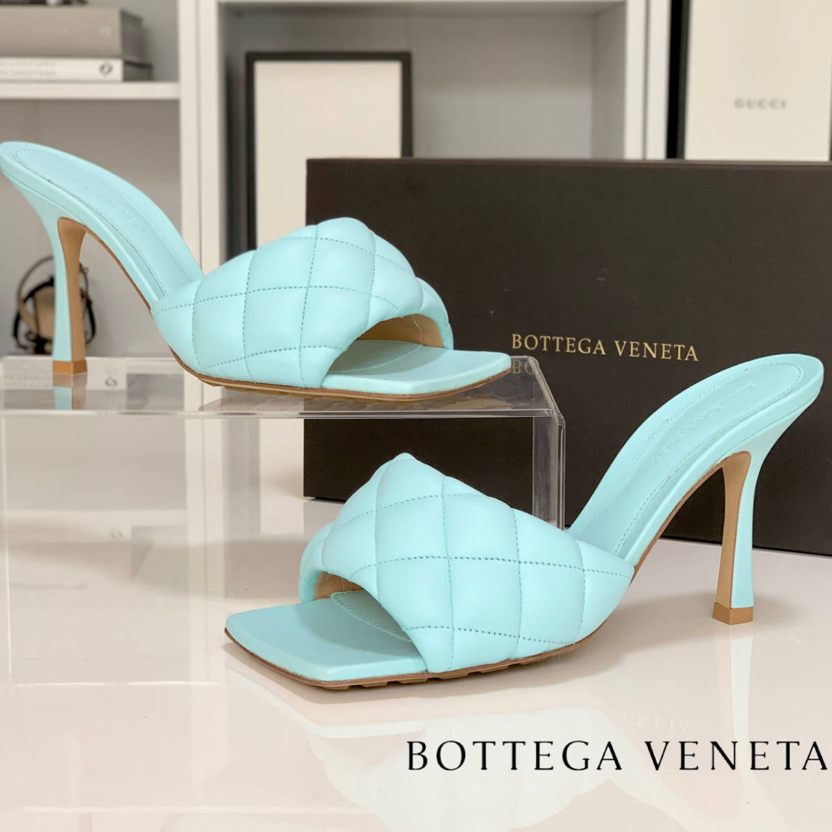 プレゼント サプライズ 超美品✨BOTTEGA VENETA ミュール ハイヒール