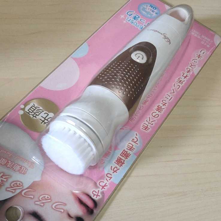 * rose n Star electric face-washing brush ( white & pink gorudo) LOZENSTAR FB-079