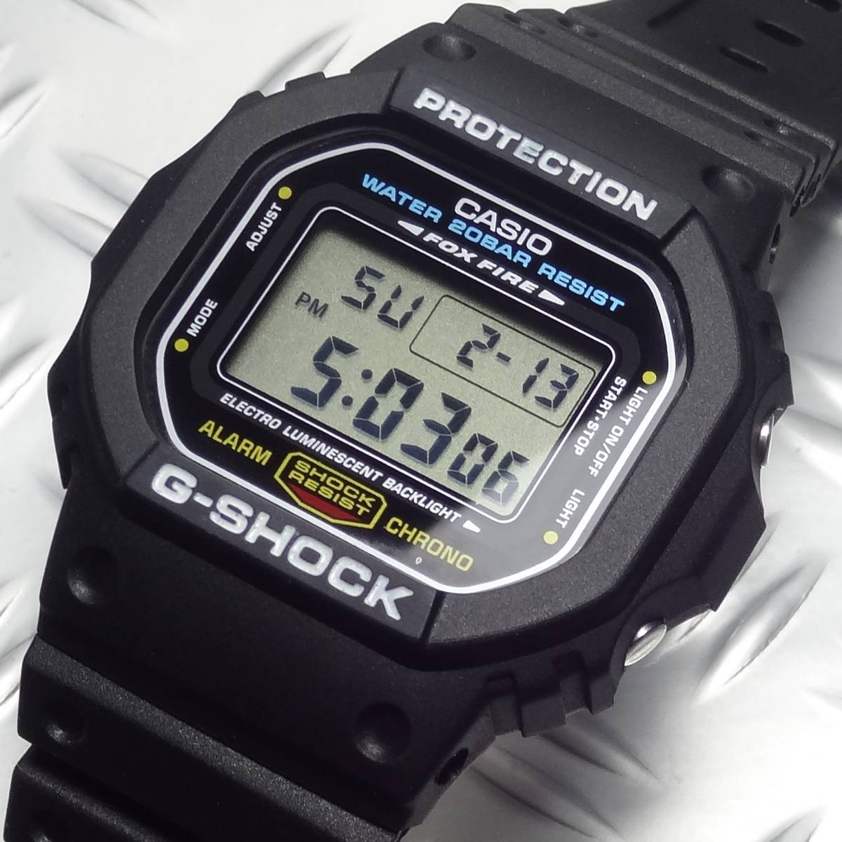 レア 未使用品 G-SHOCK DW-5600E-1 復刻スピードモデル 1996 FOXFIRE版