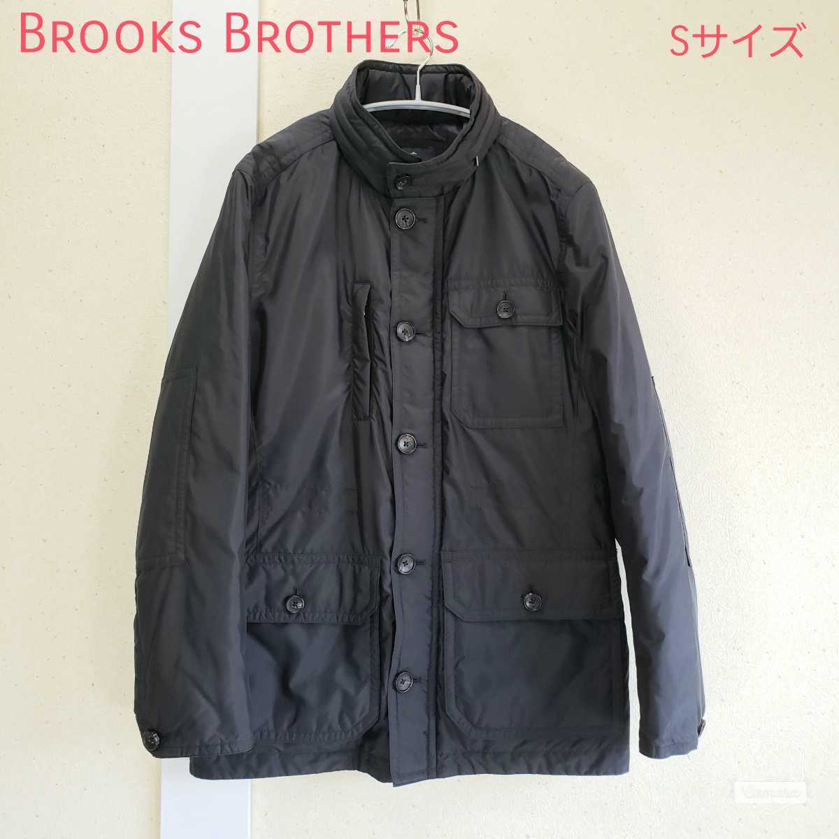 美品◆Brooks Brothers ブルックスブラザーズ ライトダウン ダウンジャケット/ミリタリー(メンズS)ネイビー/紺