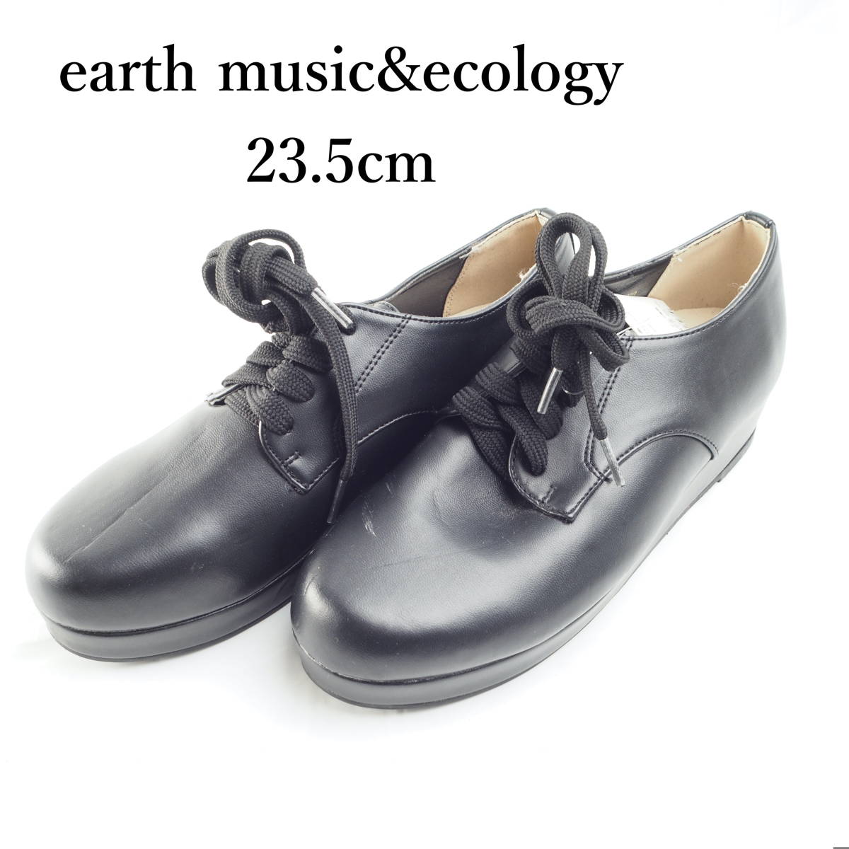 EK7384 earth musicecology 無料長期保証 激安正規 アースミュージックアンドエコロジー レディースパンプス 黒 23.5cm 新品未使用