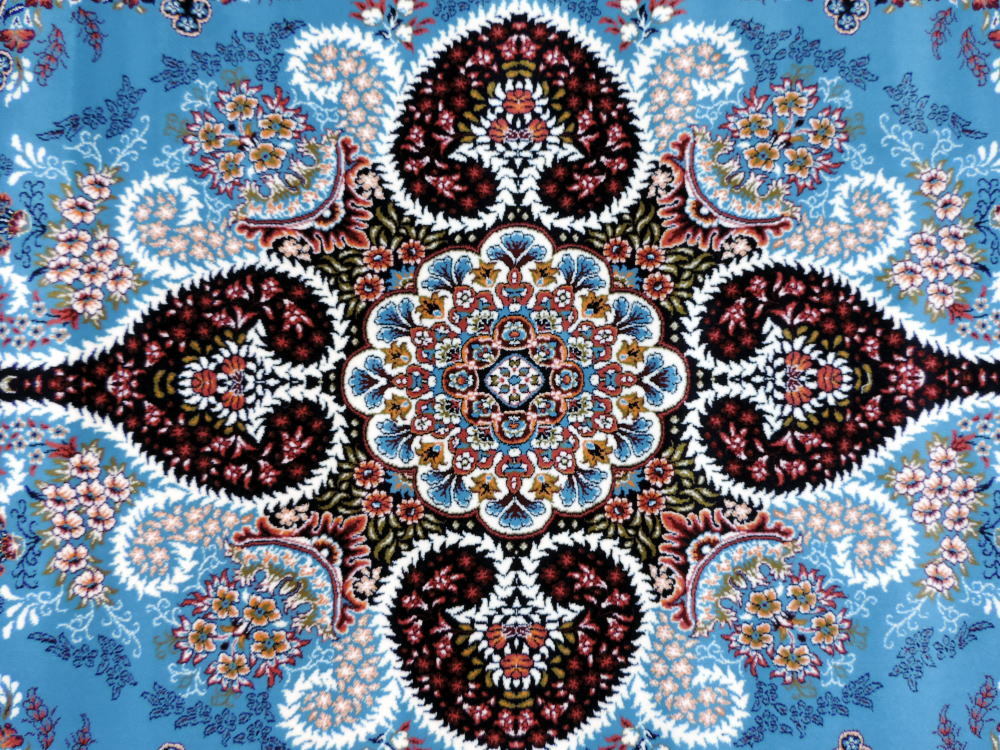 ペルシャ絨毯 カーペット ラグ 63万ノット ウィルトン織り 機械織り ペルシャ絨毯の本場 イラン 中型サイズ 225cm×150cm No21 本物保証 6