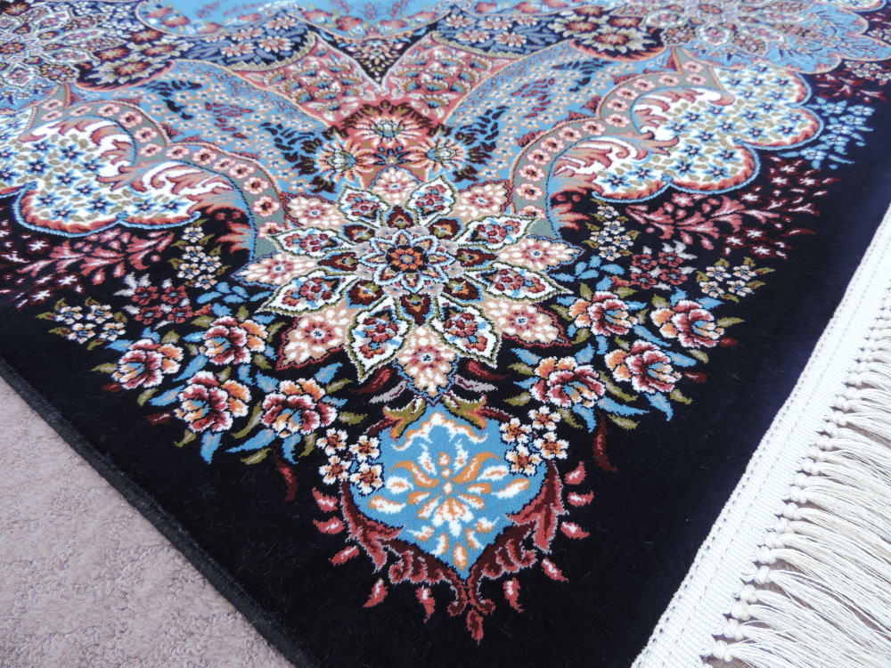 ペルシャ絨毯 カーペット ラグ 63万ノット ウィルトン織り 機械織り ペルシャ絨毯の本場 イラン 中型サイズ 225cm×150cm No21 本物保証 7