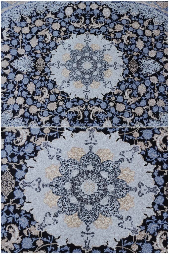ペルシャ絨毯 カーペット ラグ 63万ノット ウィルトン織り 機械織り ペルシャ絨毯の本場 イラン 中型サイズ 225cm×150cm 4 本物保証_画像5