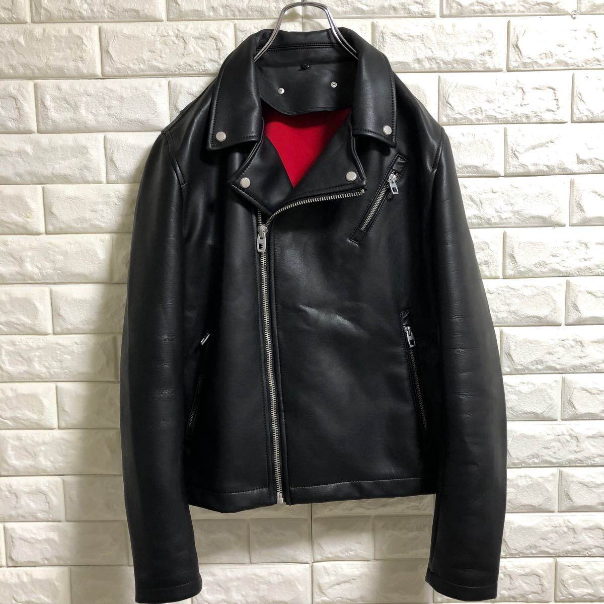ZARA ザラ ライダースジャケット レザージャケット ブラック ZARA ザラ ライダースジャケット レザージャケット ブラック