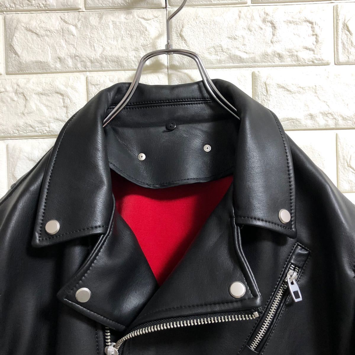 ZARA ザラ ライダースジャケット レザージャケット ブラック ZARA ザラ ライダースジャケット レザージャケット ブラック