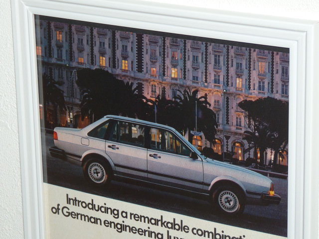 1982年 USA 80s 洋書雑誌広告 額装品 Volkswagen Quantum VW クォンタム (A4size) / 検索用 店舗 ガレージ ディスプレイ 看板 装飾 サイン_画像2