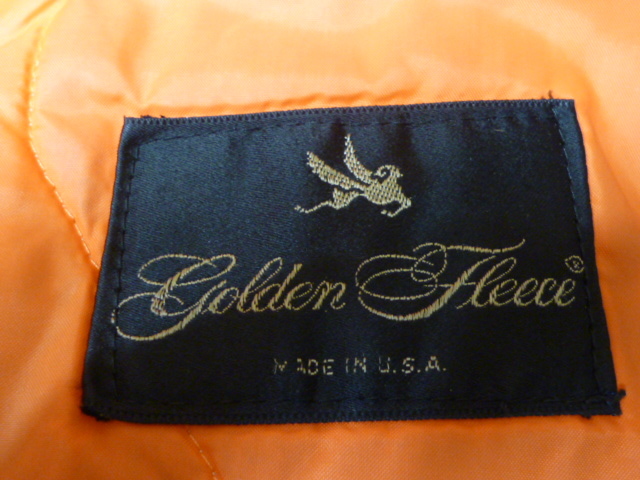 USA古着　80s Golden Fleece N-3A 44 紺 アメリカ製 ゴールデンフリース ファー フード 中綿 ジャケット ハーフ コート モッズ N-3B_画像4