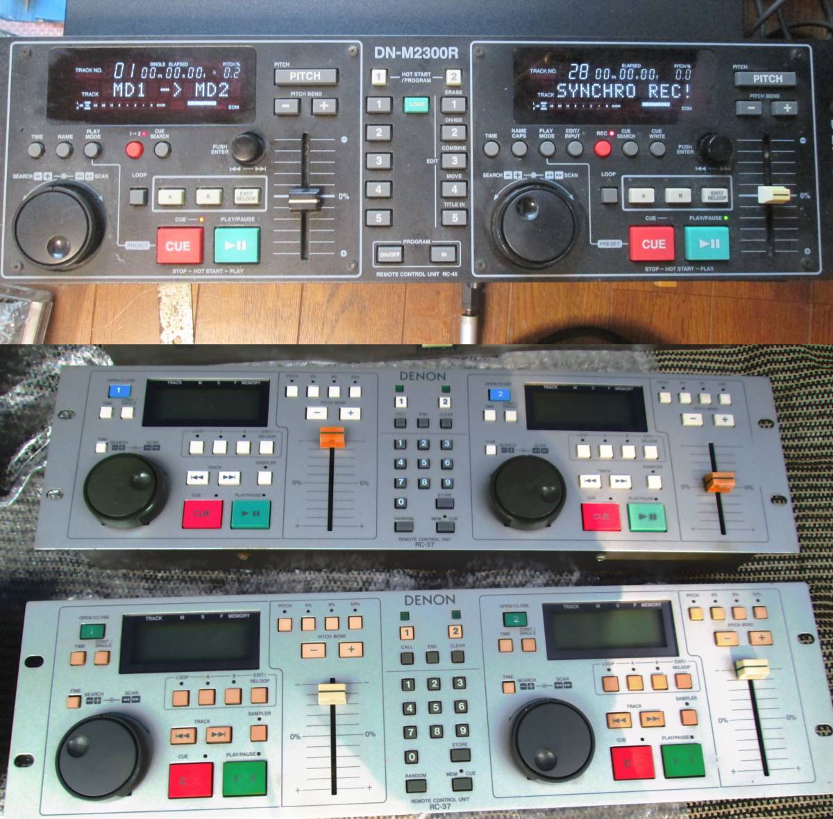 DN-2700FC (コントロール部分は2基あり) および DN-M2300R DN-2700FC (コントロール部分は2基あり) および DN-M2300R