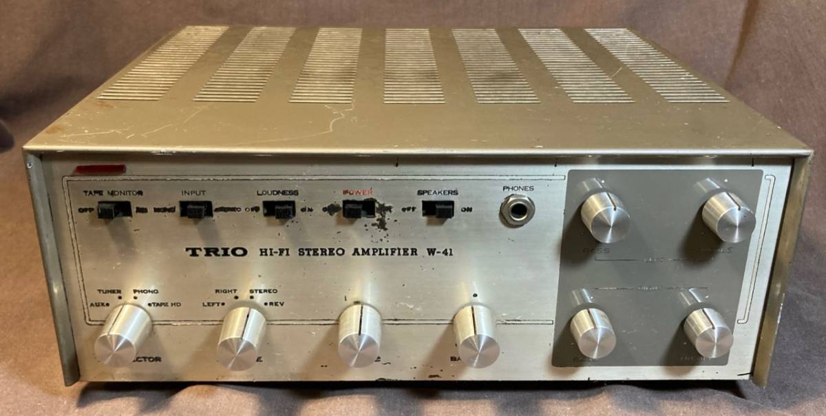 TRIO W-41 真空管ステレオアンプ whsoghana.org