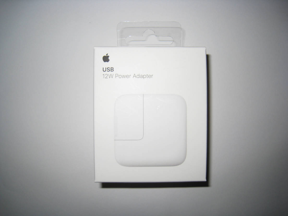 Apple純正アクセサリ apple usb 12w power adapter アップル 12W USB電源アダプタ MGN03AM/A 新品未開封