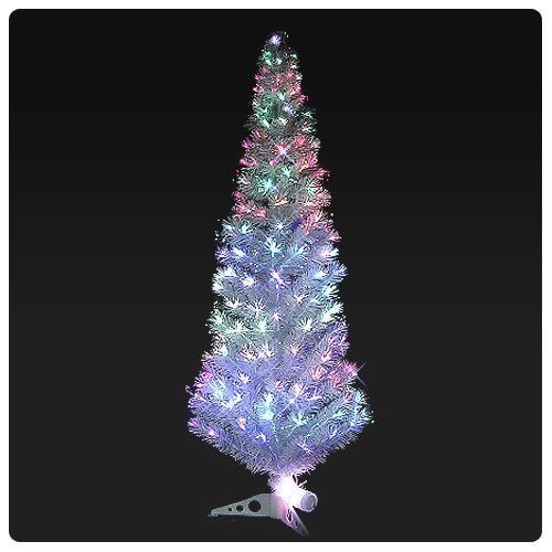Xmas 高輝度LED ファイバーツリー 150cm ホワイト クリスマスツリー 白_画像2