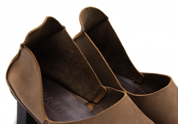  Trippen trippen OPUS OP s Cross heel leather shoes tea 38(24) [ lady's ]