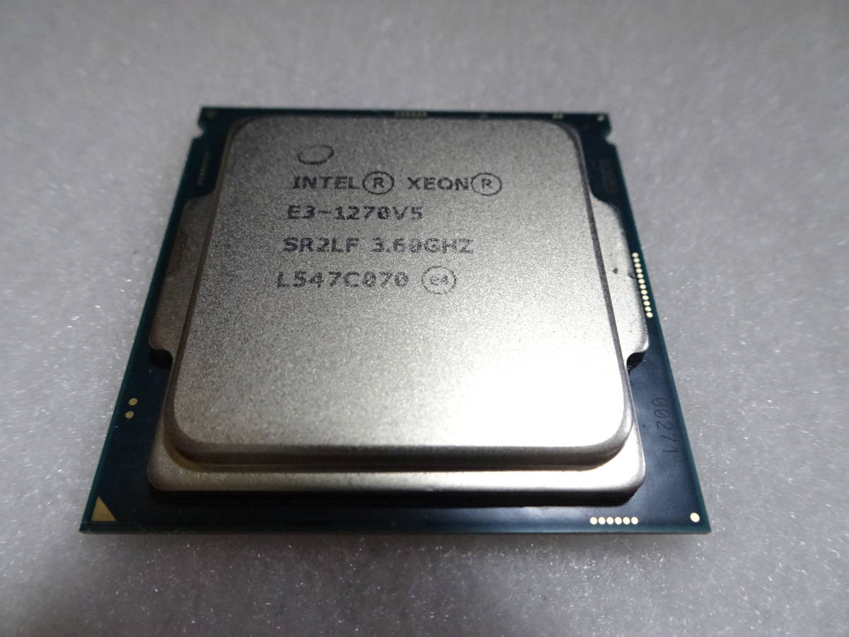 美品 Intel インテル Skylake Xeon プロセッサー E3-1270 V5 4コア 8