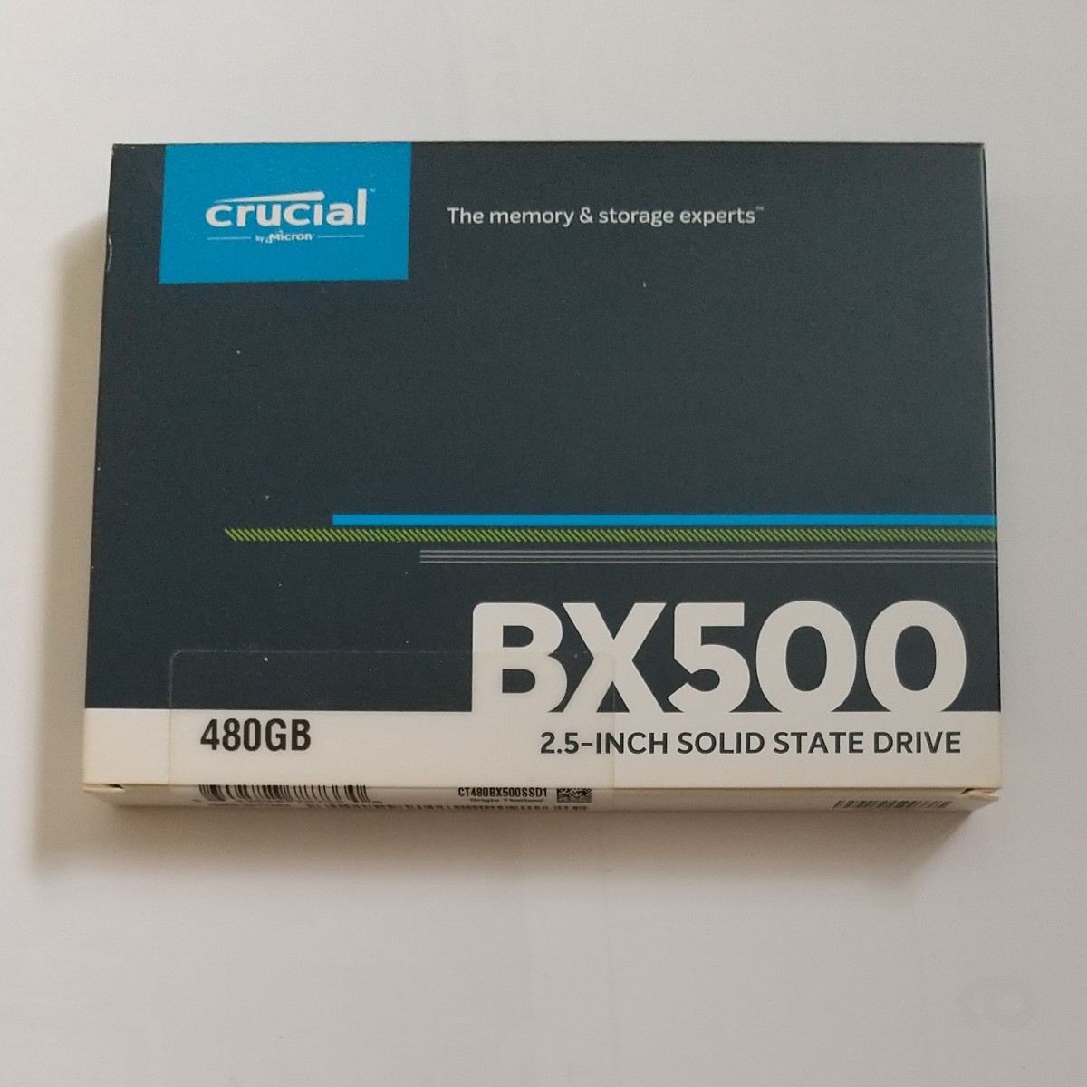 Crucial クルーシャル SSD 480GB BX500 新品未開封