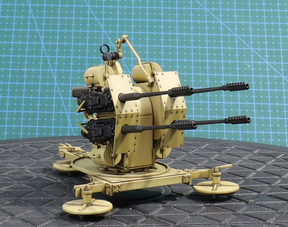 ドイツ軍 1/35 30ｍｍ４連装対空機関砲 完成品