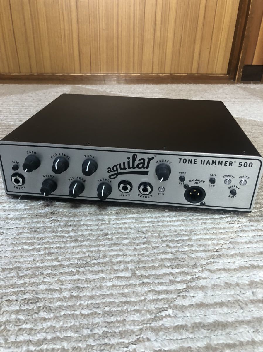 使用僅か Aguilar ToneHammer 500 www.gastech.com.tr