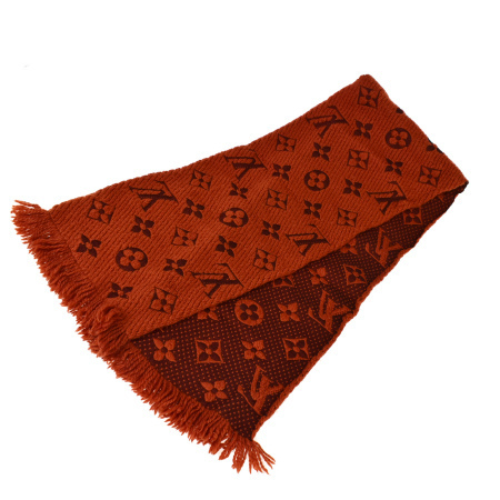 ルイヴィトン LOUIS VUITTON エシャルプ ロゴマニア マフラー