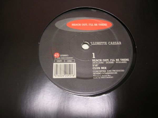 ●EURO ITALO HOUSE 12”●LLORETTE CAESAR/REACH OUT, I'LL BE THERE_画像1