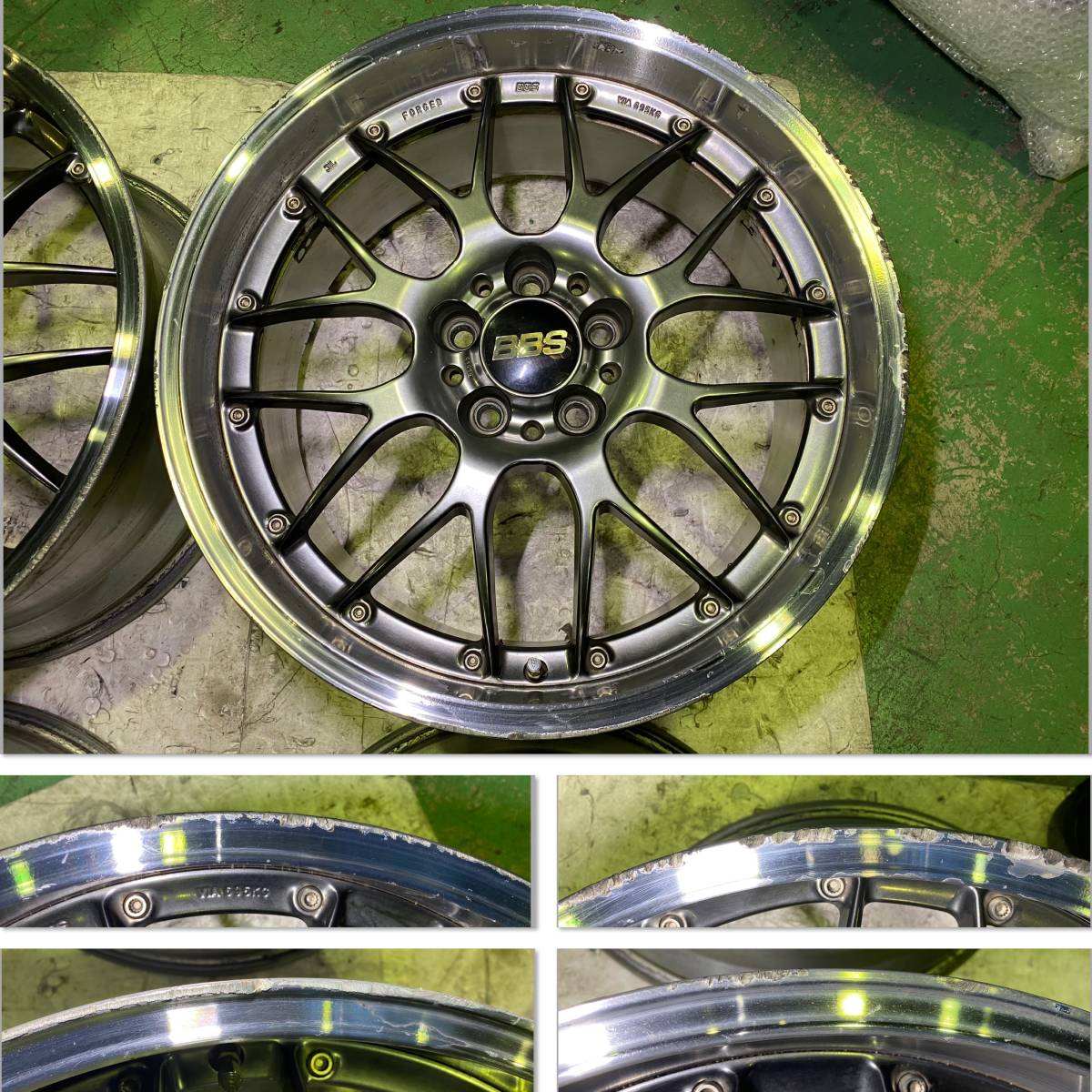 軽量 鍛造 BBS RS-GT RSGT 19インチ RS970 8.5J +43 RS969 9.5J 軽量 鍛造 BBS RS-GT RSGT 19インチ RS970 8.5J +43 RS969 9.5J