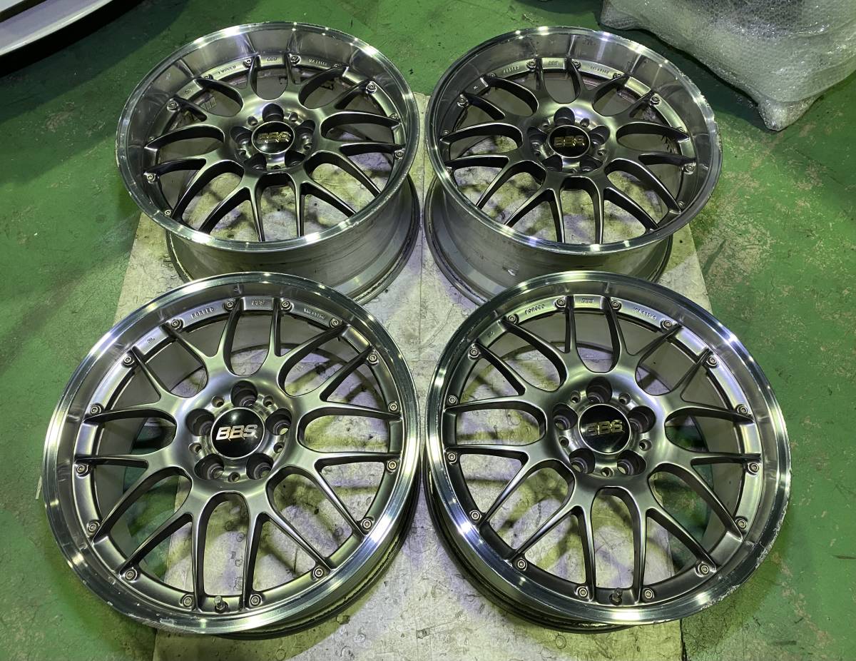 軽量 鍛造 BBS RS-GT RSGT 19インチ RS970 8.5J +43 RS969 9.5J +48