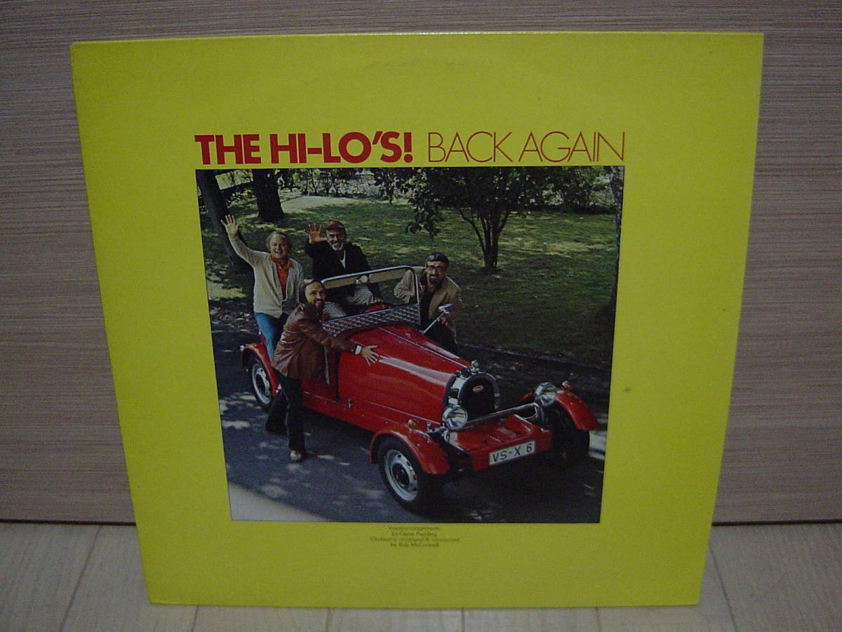 LP[VOCAL] 英プレス Gene Puerling 在籍 THE HI-LO'S BACK AGAIN ハイ・ローズ_画像1