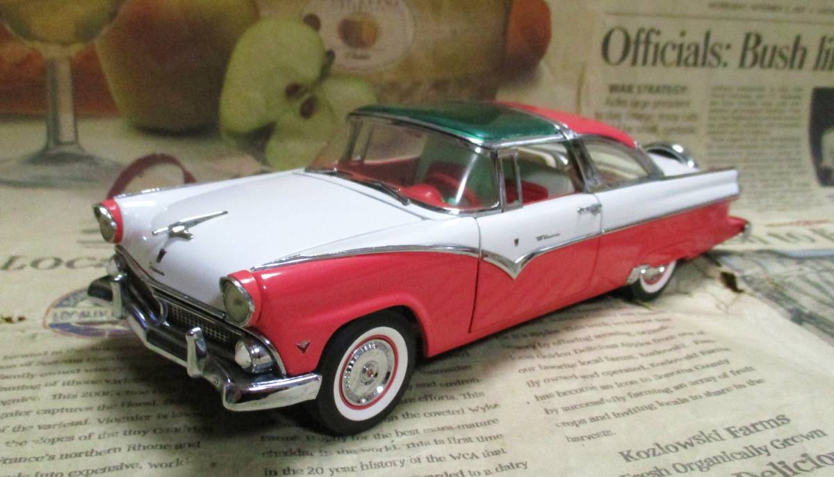 話題の行列 ☆絶版*フランクリンミント*1/24*1955 Ford Fairlane Crown