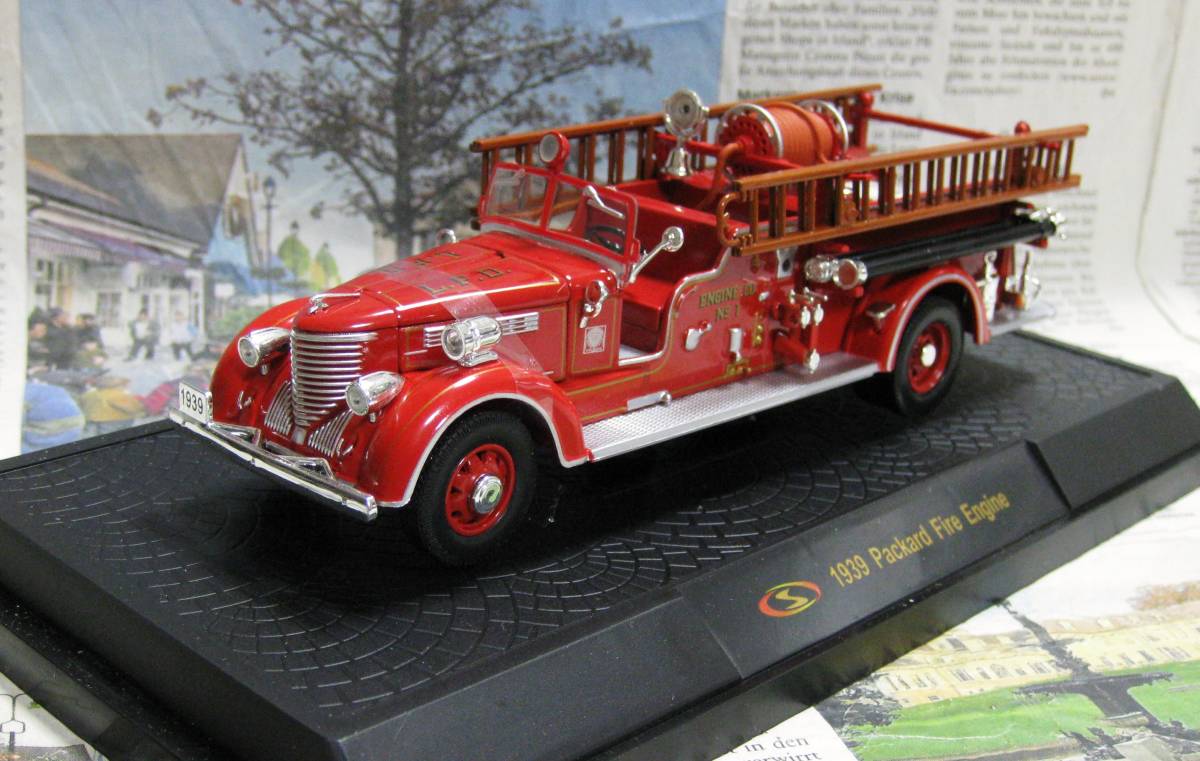 ★Signature Models*1/32*1939 Packard Fire Engine*消防車≠フランクリンミント