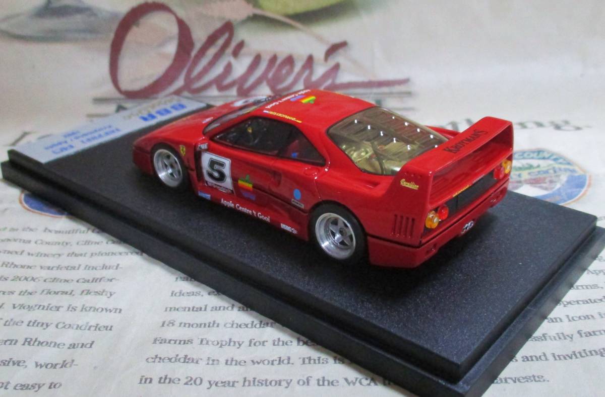 ★激レア絶版*BBR*1/43*Ferrari F40 #5 Kroymans/Apple 1992≠MR_画像2