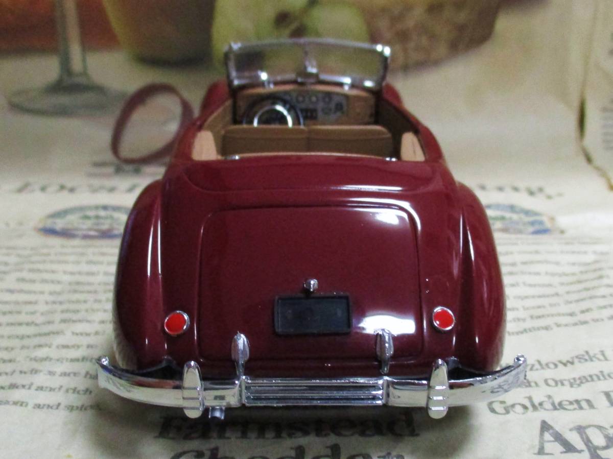 ☆激レア絶版*フランクリンミント*1/24*1937 Cord 812 Convertible Phaeton マルーン - 自動車 ☆激レア絶版*フランクリンミント*1/24*1937 Cord 812 Convertible Phaeton マルーン - 自動車