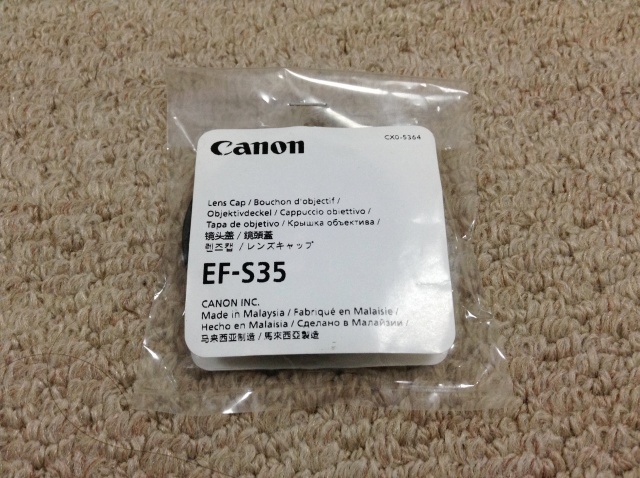 * new goods *Canon lens cap EF-S35 Canon black 
