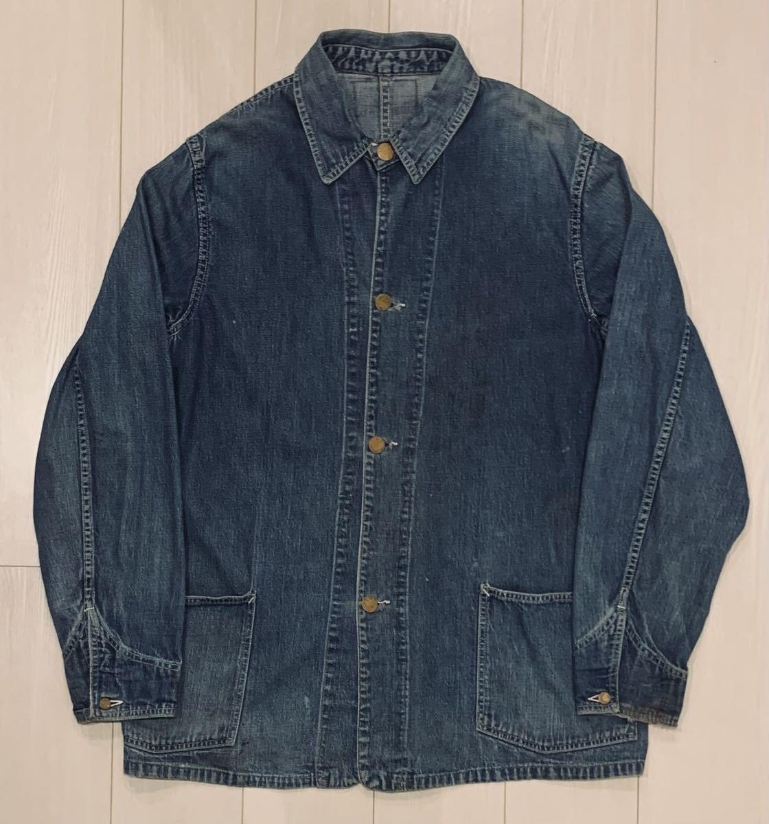 超歓迎特価 ヤフオク! - 50's Lee 濃紺 91-B 希少 三角タグ デニム