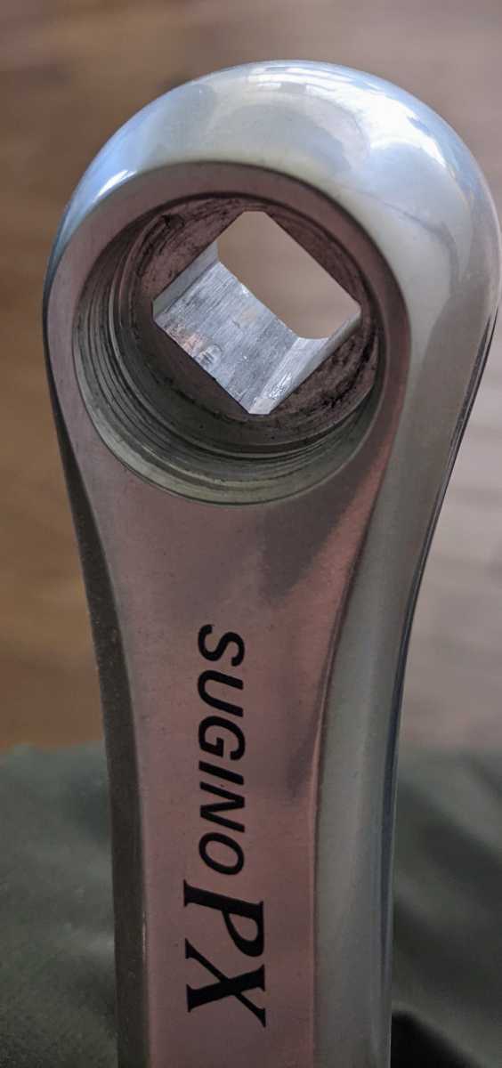 スギノ PX クランク 170mm SUGINO ランドナー ダブル トリプル スギノ PX クランク 170mm SUGINO ランドナー ダブル トリプル