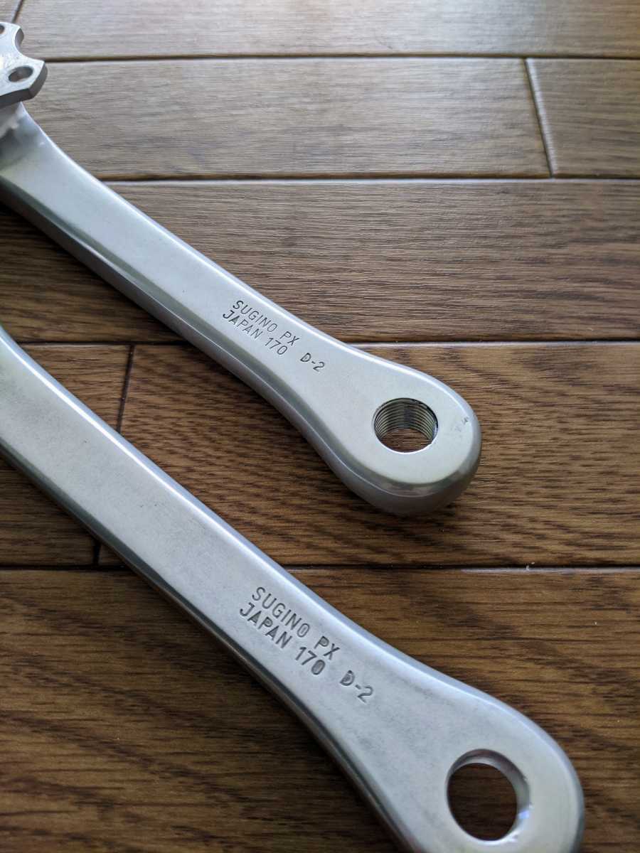 スギノ PX クランク 170mm SUGINO ランドナー ダブル トリプル スギノ PX クランク 170mm SUGINO ランドナー ダブル トリプル