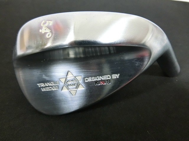 ★KNS GOLF TRIANGLE WEDGE 54° 値下げ交渉可・クラブ工房キナセオリジナルウエッジヘッド★KW-36_画像1