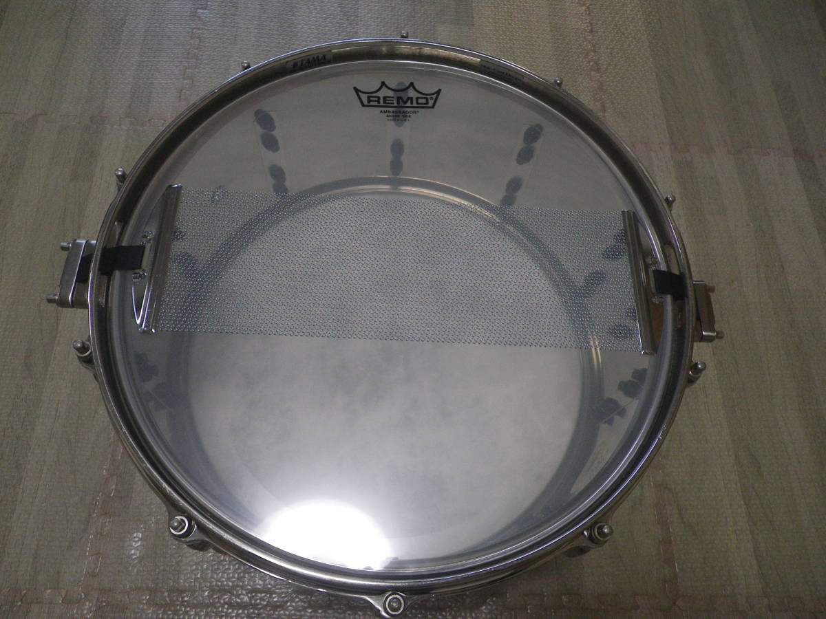 即決 送料無料 美品 2008年 100台限定 TAMA タマ SAS1465PT MR. BIG PatTorpey シグネチャー Starclassic ブラス スネア ドラム dw 9