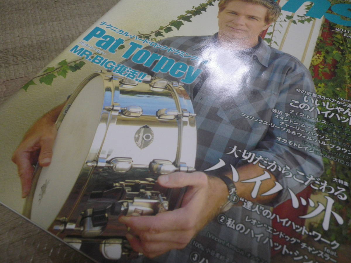 即決 送料無料 美品 2008年 100台限定 TAMA タマ SAS1465PT MR. BIG PatTorpey シグネチャー Starclassic ブラス スネア ドラム dw 10