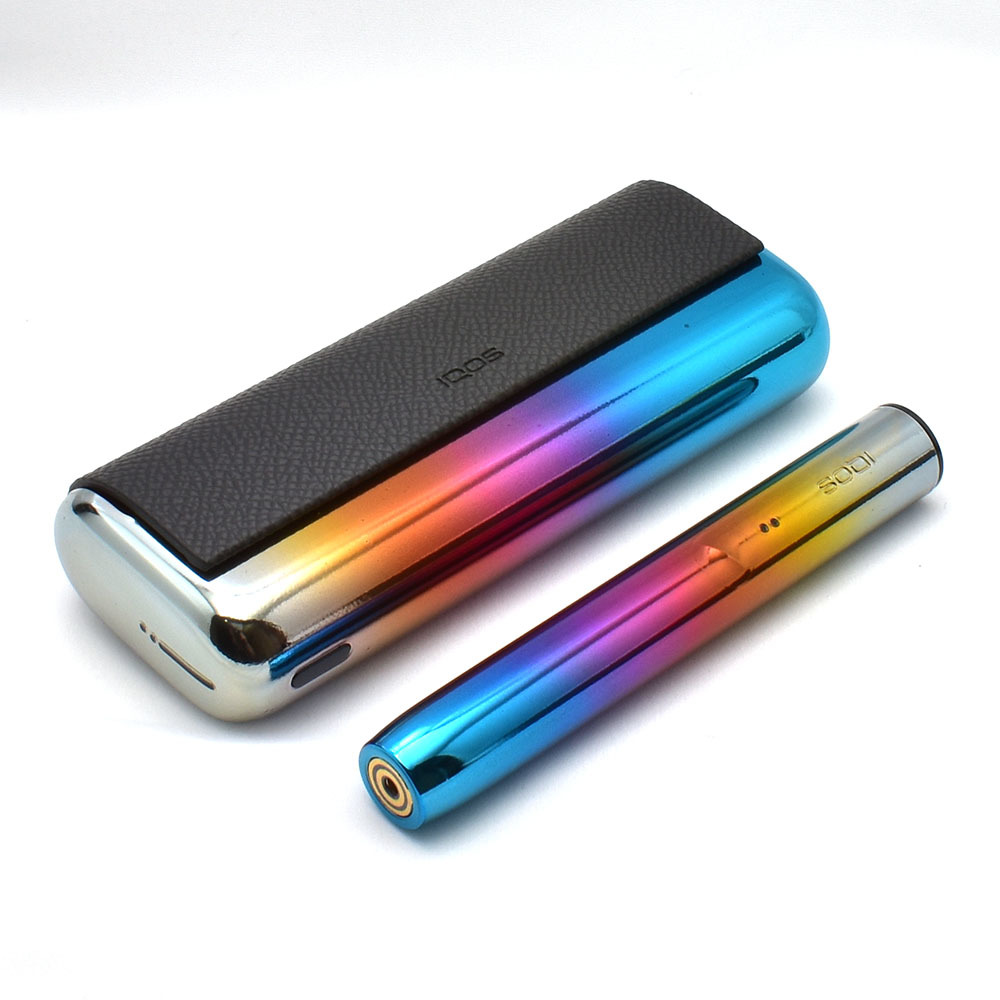 魅了 オーダー制作 アイコスイルマプライム メッキ調塗装 アクアブルーターコイズカラー IQOS カスタムペイント 送料無料 PRIME ILUMA その他 オーダー制作 アイコスイルマプライム メッキ調塗装 焼き入れカラー