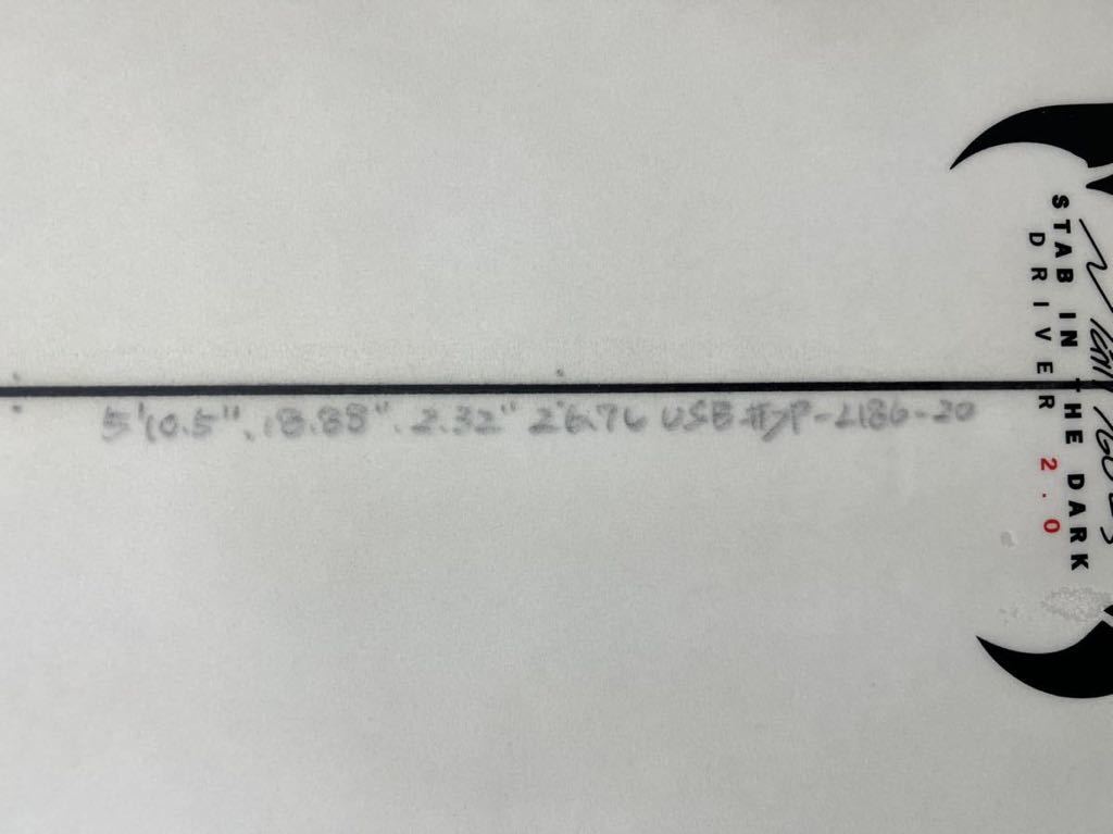 LOSTSURFBOARD Driver 2.0ロストサーフボードドライバー2.0 STAB IN THE DARK ALLSTAR EDITON Mick Fanning 5’10 26.7Lスタブインザダーク_画像7