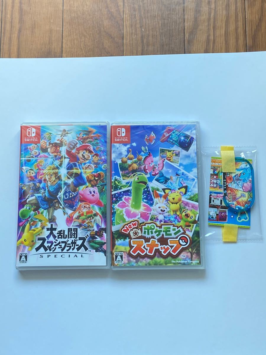 Switchソフト 大乱闘スマッシュブラザーズ ポケモンスナップ セット 大乱闘スマッシュブラザーズ とポケモンスナップ 新品未開封