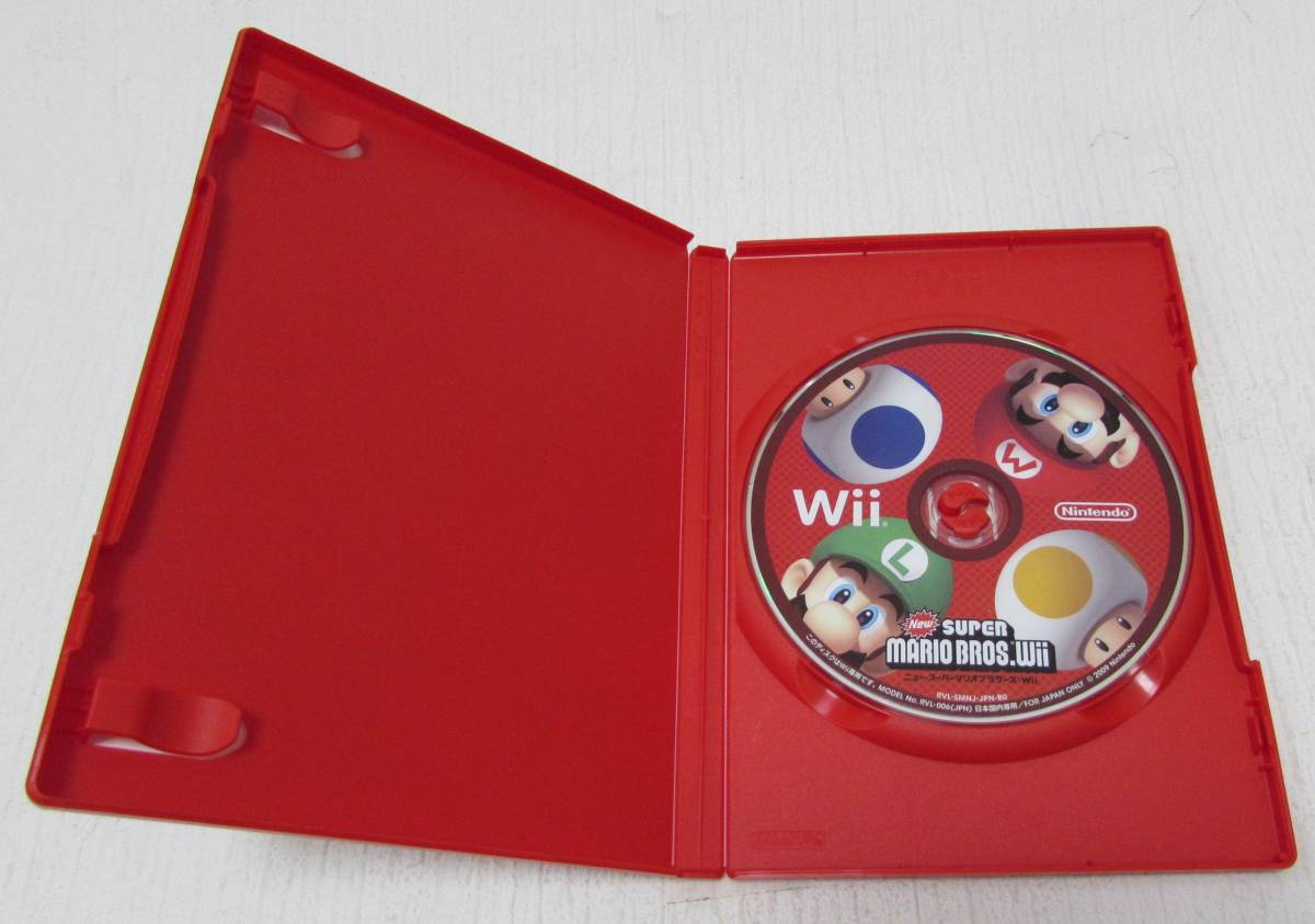 [No894] ゲームソフト Wii ニュー・スーパーマリオブラザーズ 中古品_画像2