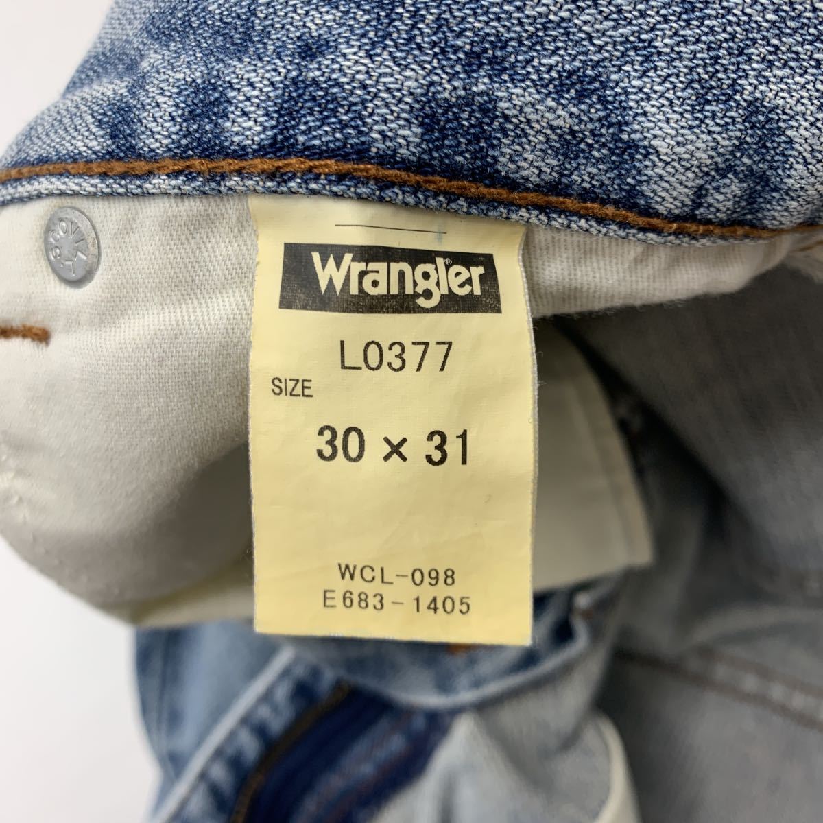 ラングラー WRANGLER L0377 ブーツカット ジーンズ ジーパン W30-L31 細身 レディース 美脚シルエット シンプル シンプル■Ja3169_画像5