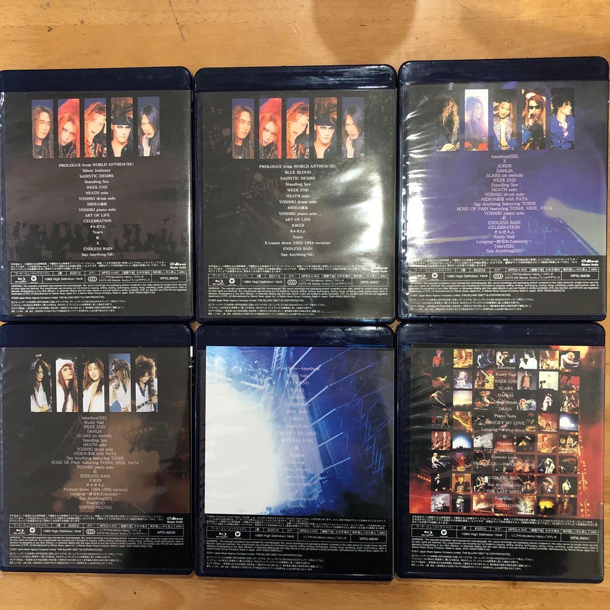 直売一掃 美品 X JAPAN Blu-ray BOX. 完全生産限定盤XJAPAN LIVE ブルーレイボックス 廃盤 