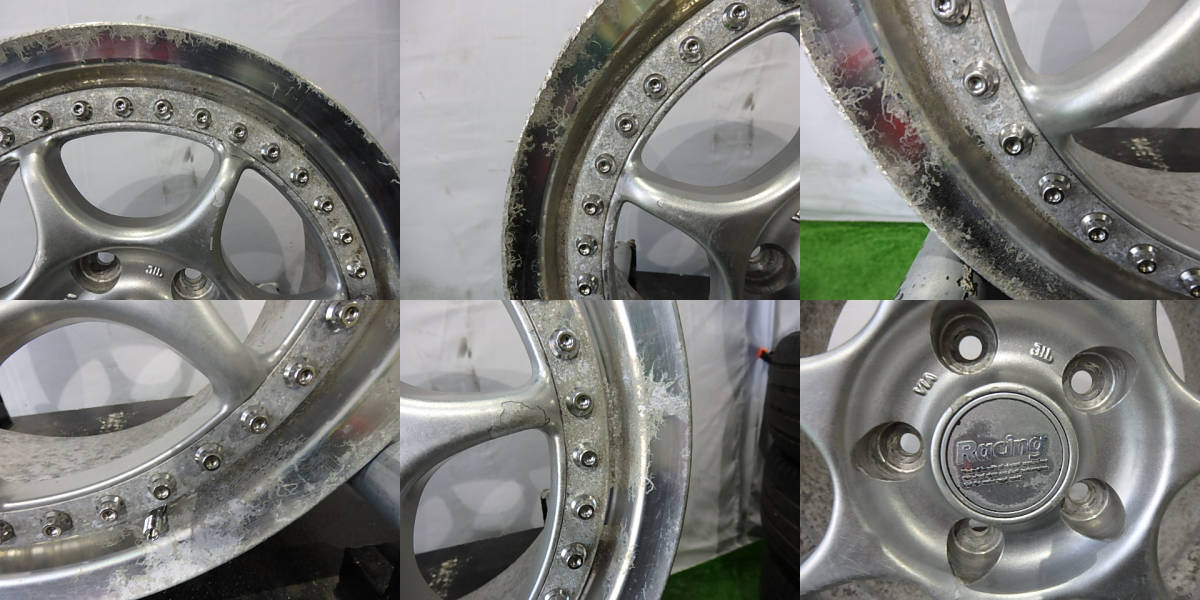 日本通販売 B129★ENKEI Racing S★15×6.5J +45 5H PCD114.3★4本 日本通販売 B129★ENKEI Racing S★15×6.5J +45 5H PCD114.3★4本