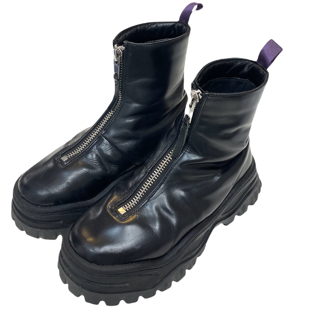 直営店に限定 EYTYS　Raven Platform Boots　8071000080264 Ankle Leather Sole 26.0cm